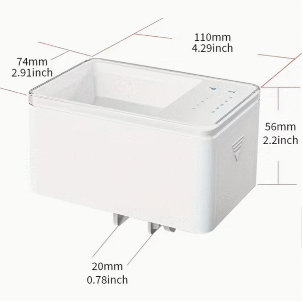 Screenshot 2025-11-26 at 12.19.05 Automatic Feeder Mini 70ml Fish Food Dispenser White Red