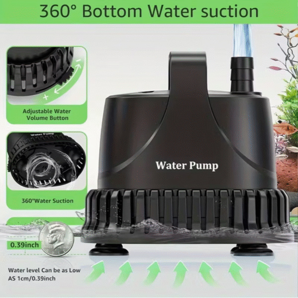 800LH Submersible Aquarium Pump 15W 220240V