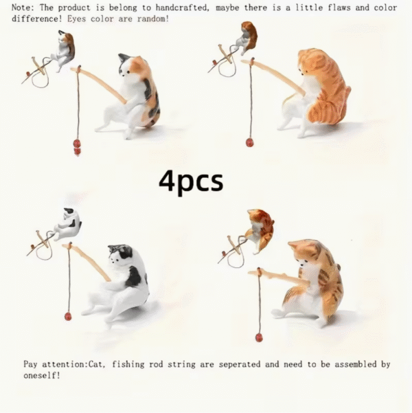 Screenshot 2025-11-30 at 17.36.38 4 Piece Cat Fishing Figurines