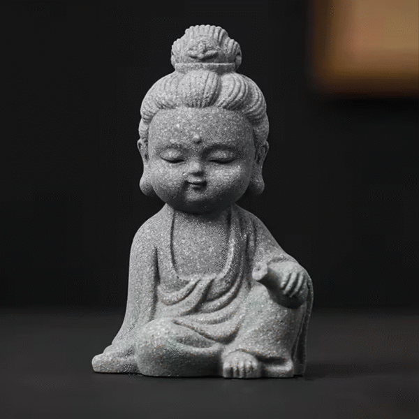 Miniature Buddha Statue Zen Decor set